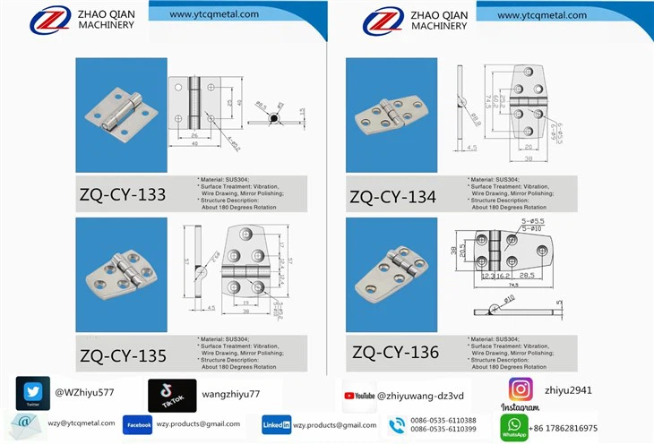 Carbon Steel Light Torque Hinge