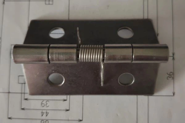 Stainless Steel Plasma Cut Spring Hinges, High Precision Craftsmanship, For Precision Electronic Equipment Cabinets